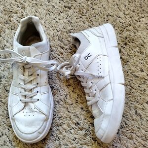AS IS On Roger White Leather Athletic Shoes Men's Sz 8,5